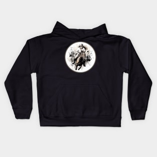 Horseback Riding Training Horse Lover Kids Hoodie